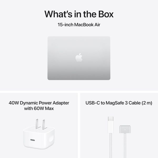 Ноутбук Apple MacBook Air 15 2026 MDV94LL/A (M5 10-Core, GPU 10-Core, 16 ГБ, 512 ГБ), серебристый