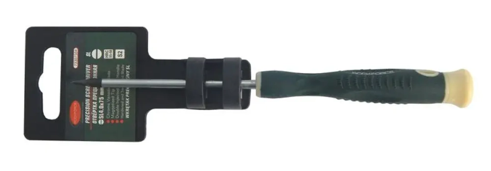 Отвертка шлицевая ювелирная SL2.5х75мм RockFORCE RF-733075024