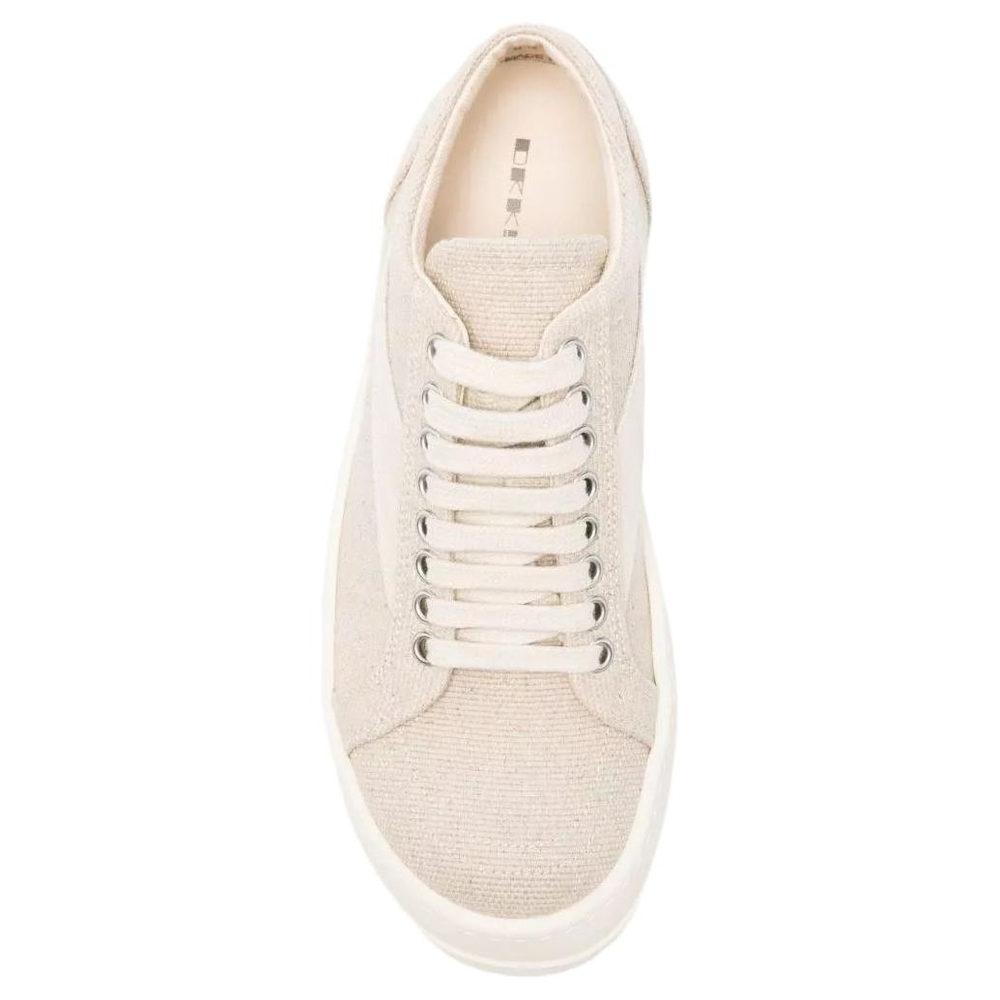 Rick Owens DRKSHDW Canvas Shoes Men"s Beige