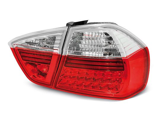 Задние фонари Bmw 3 E90 red white led