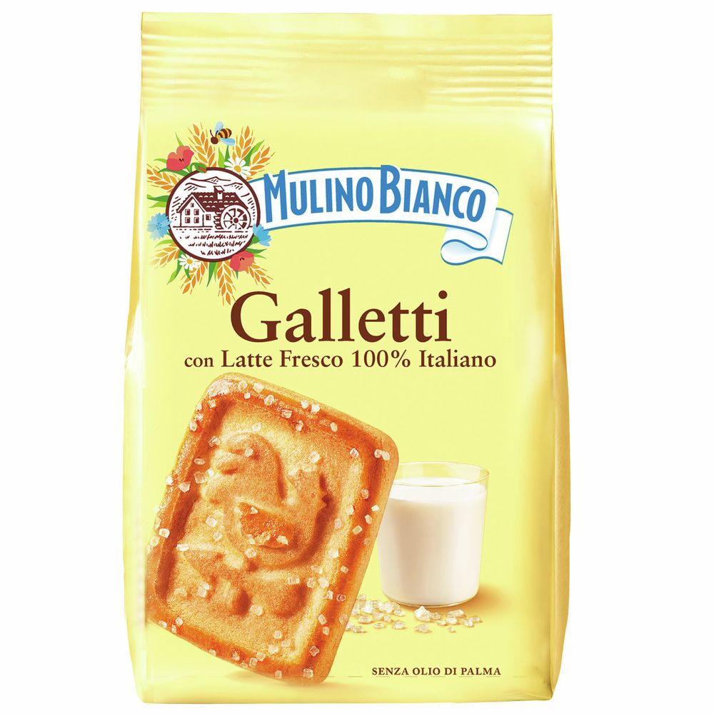 Печенье Mulino Bianco Галлети с сахаром 350г