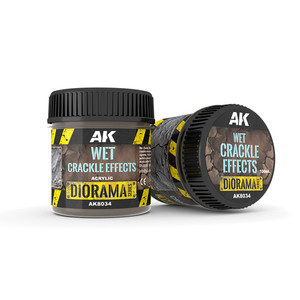 Паста для моделирования AK Interactive Wet Crackle Effects 100ml