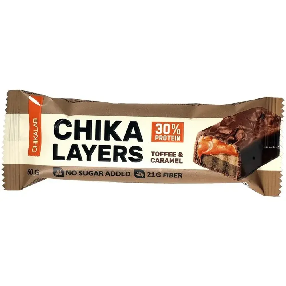 Батончик глаз.со вкусом Соленая Карамель Chika Layers 60гр
