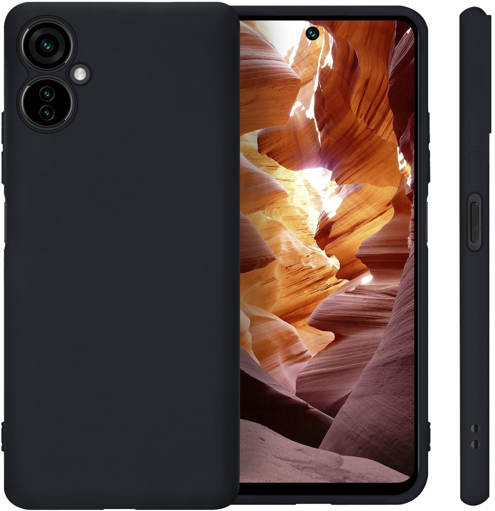 Мягкий Soft Touch чехол из силикона для TECNO CAMON 19 NEO (не PRO!) с бархатной подкладкой