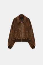 Искусственная замша куртка - ZARA