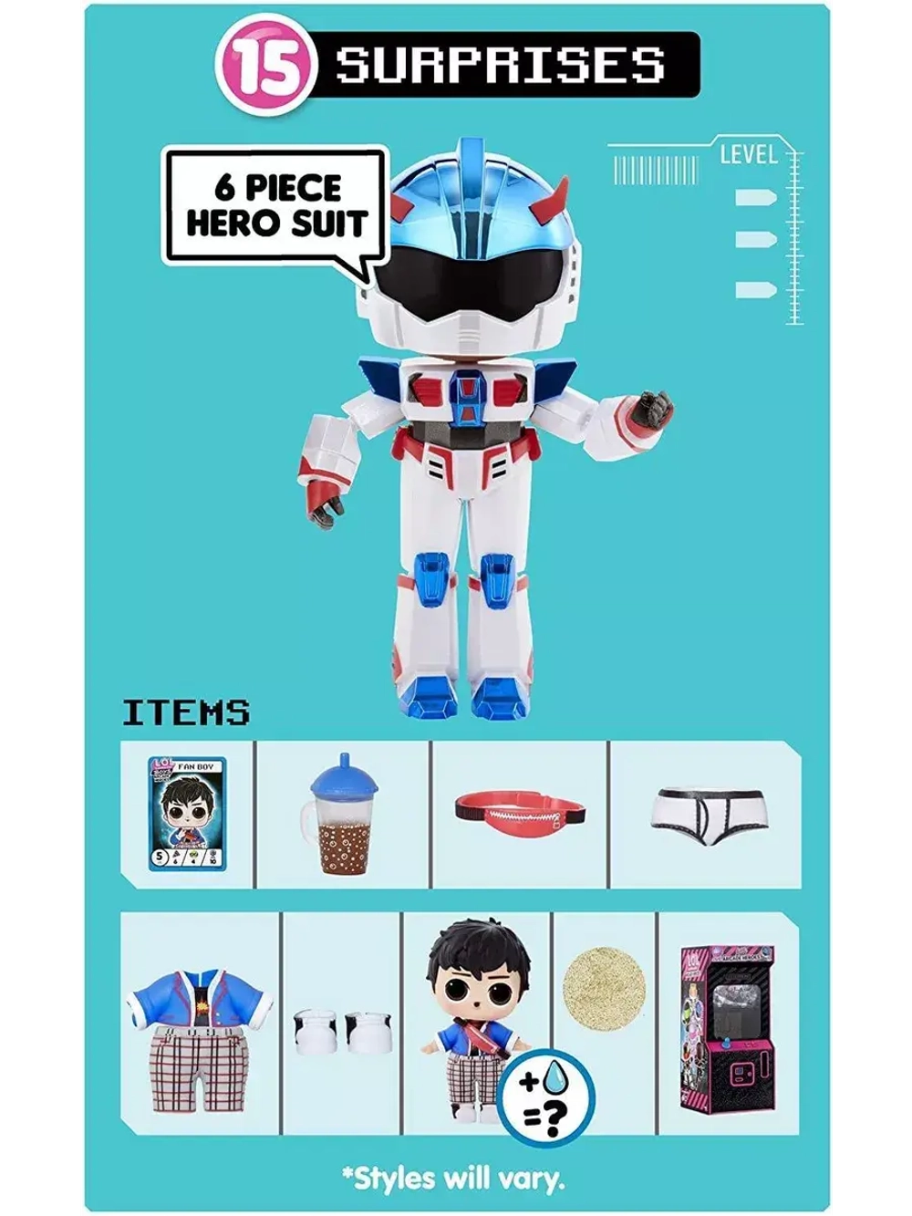 Кукла мальчик Boys Arcade Heroes 1 серия Gear Guy