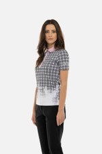 Женское поло Hydrogen PAINTED TARTAN TECH POLO (GL1003)