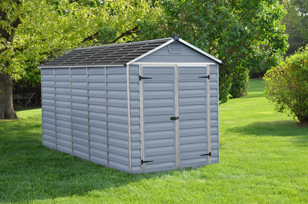 Сарай из поликарбоната Palram SkyLight 6x12 grey