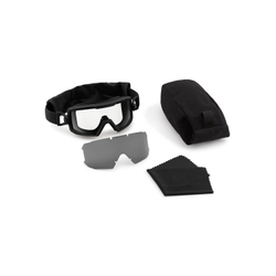 Очки-маска баллистические Revision Merlin Hawk Clear/Smoke Black Frame