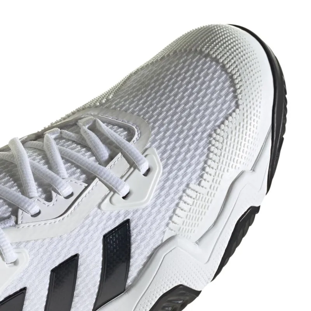 Мужские кроссовки теннисные Adidas Solematch Control 2 M Clay - white/core black/silver metallic