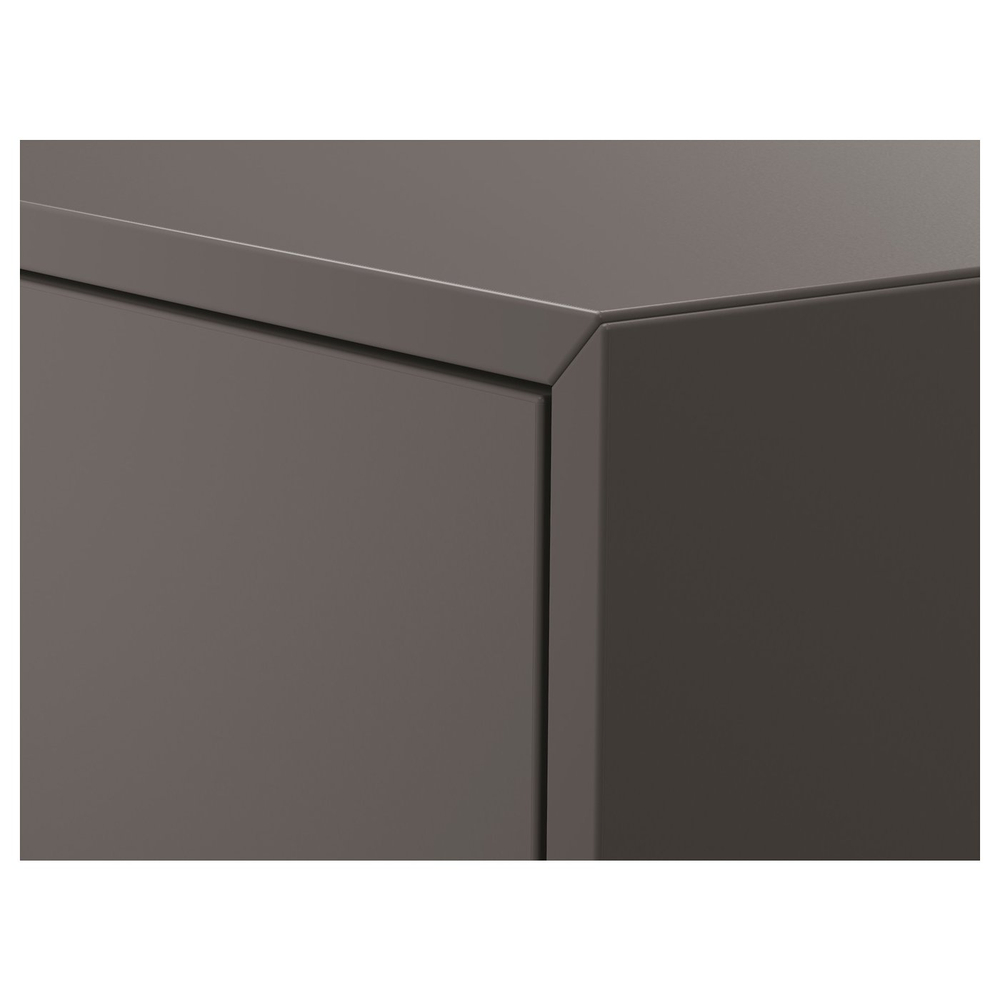 IKEA EKET  (ИКЕА ЕКЕТ)  -  Комбинация настенных шкафов - тёмно-серая 105x35x120 см