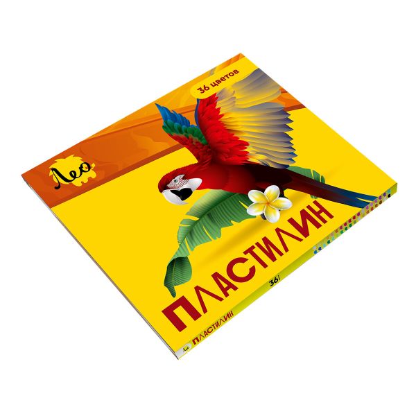 Пластилин классический 720 г, 36 цв, Лео LBMC-0136