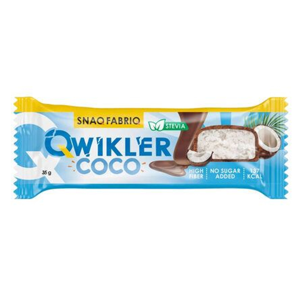 Батончик Snaq Fabriq Qwikler Praline глазированный 35 г