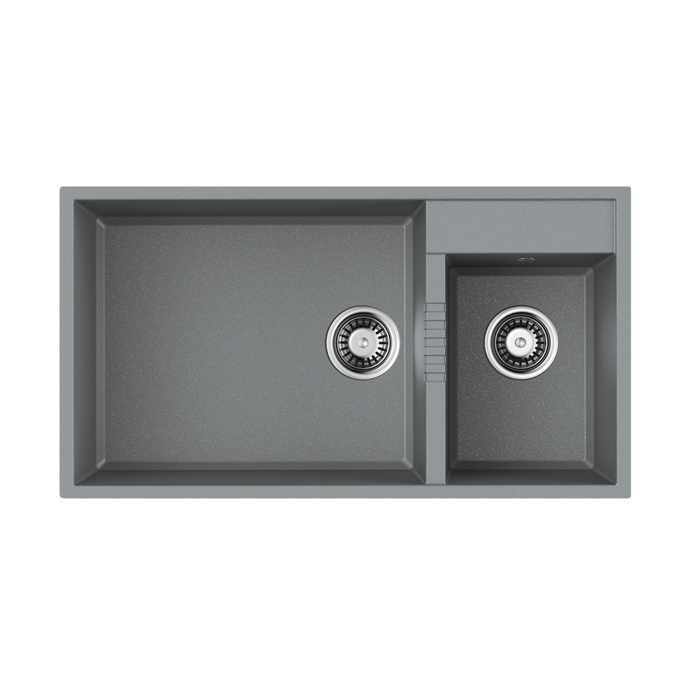 Мойка Omoikiri Tedori 85-2-U-GR Tetogranit | Leningrad grey