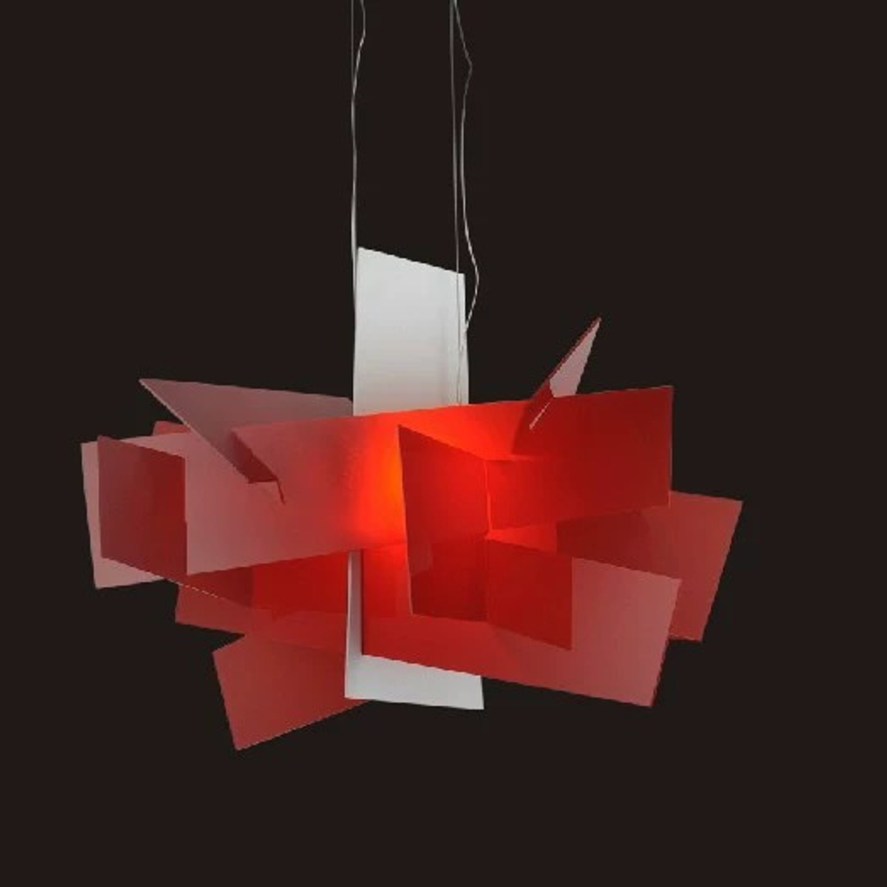 Pendant design lamp Big Bang by Foscarini (Red)