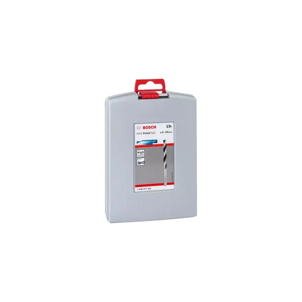 Набор свёрл по металлу 1—10 мм HSS PointTeq BOSCH 2608577351
