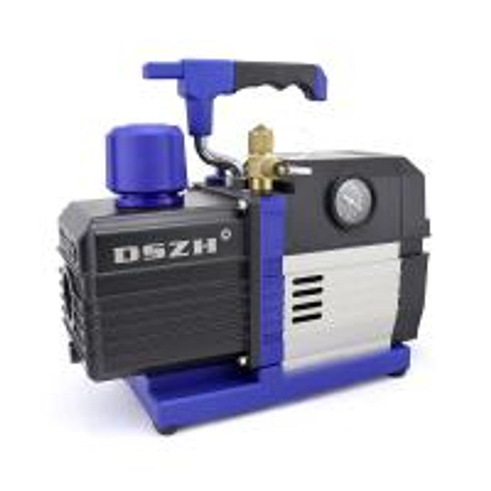 УЦЕНКА Вакуумный насос DSZH WK - 4BM (2ст., 127 л/мин, 2 Па, 7 кг, вакуумметр)