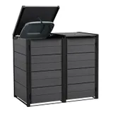 Keter Шкаф для мусорных баков (Hide Away Bin Storage 240 L Grey) — фото 1