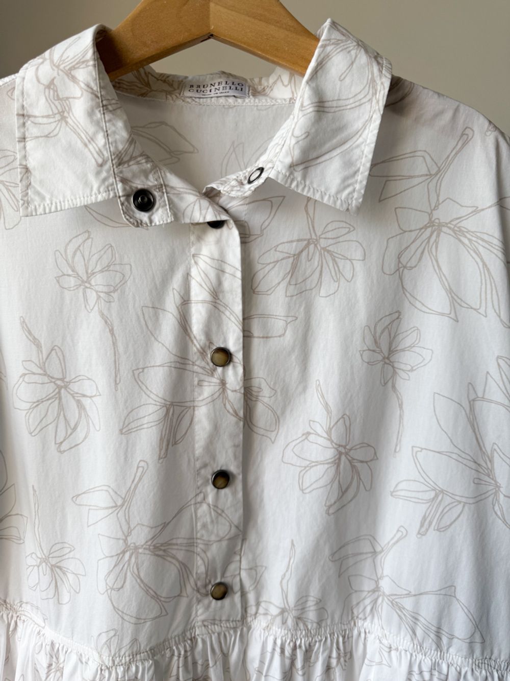 Хлопковое платье Brunello Cucinelli , 152