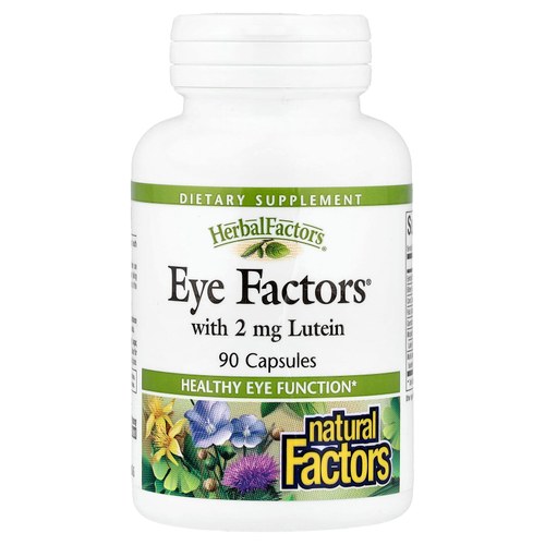 Natural Factors, Eye Factors® с лютеином, 90 капсул