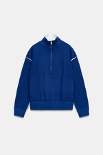 КОМБИНИРОВАННЫЙ СВИТЕР ОВЕРСАЙЗ — ZARA