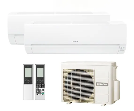 Мульти сплит-система Hitachi 2 x RAK-25RPE / RAM-53NP2E