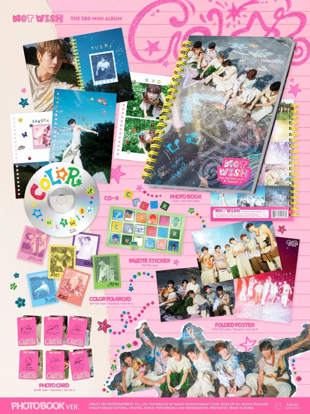 Альбом NCT WISH - COLOR (Photobook Ver.)
