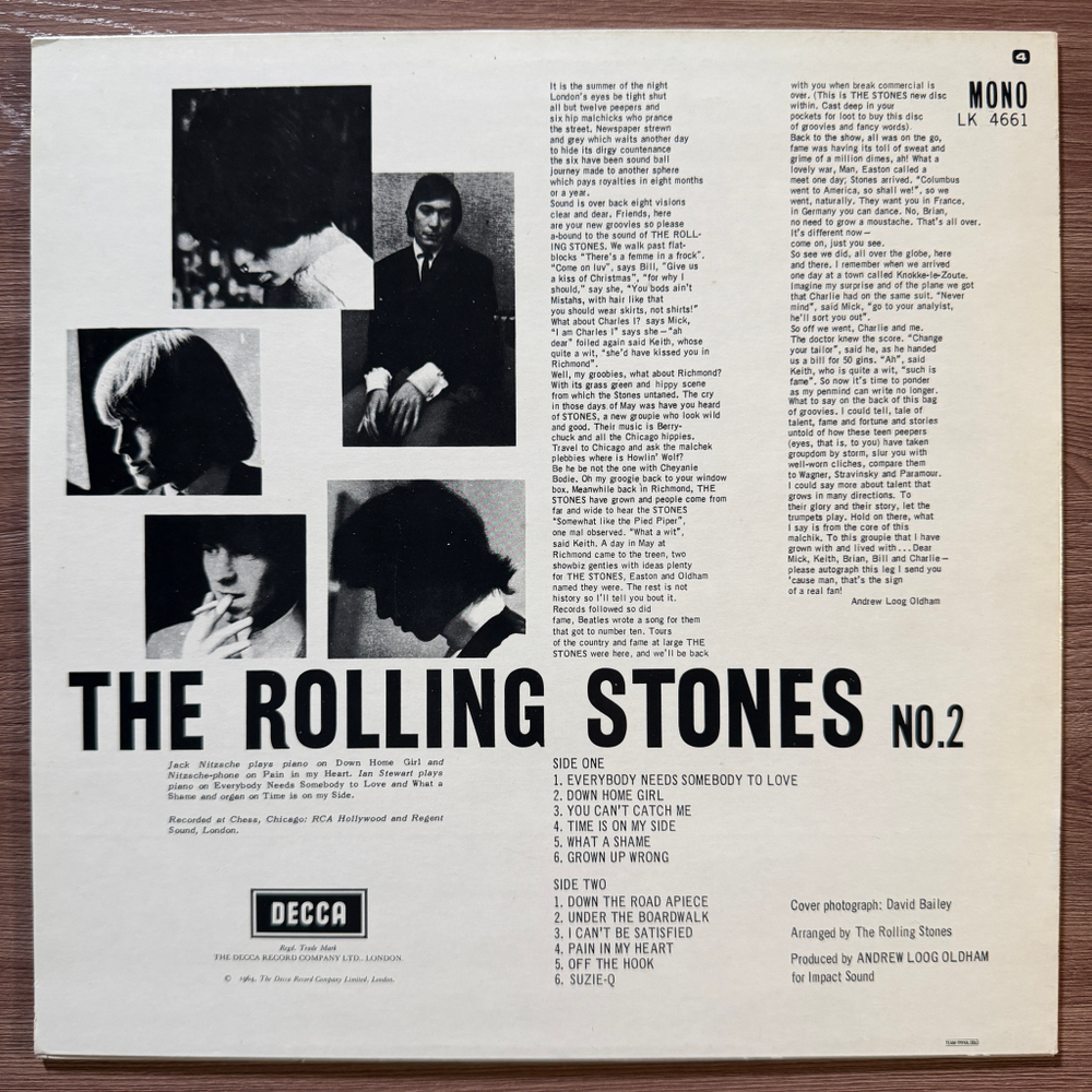 The Rolling Stones ‎– No. 2 (Скандинавия 1981г.)