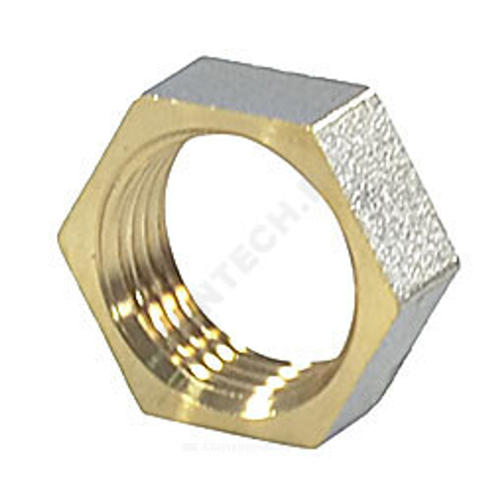 Контргайка латунь никель Ду 25 (1") ВР 9020 ГОСТ 32585-2013 Aquasfera 9020-03