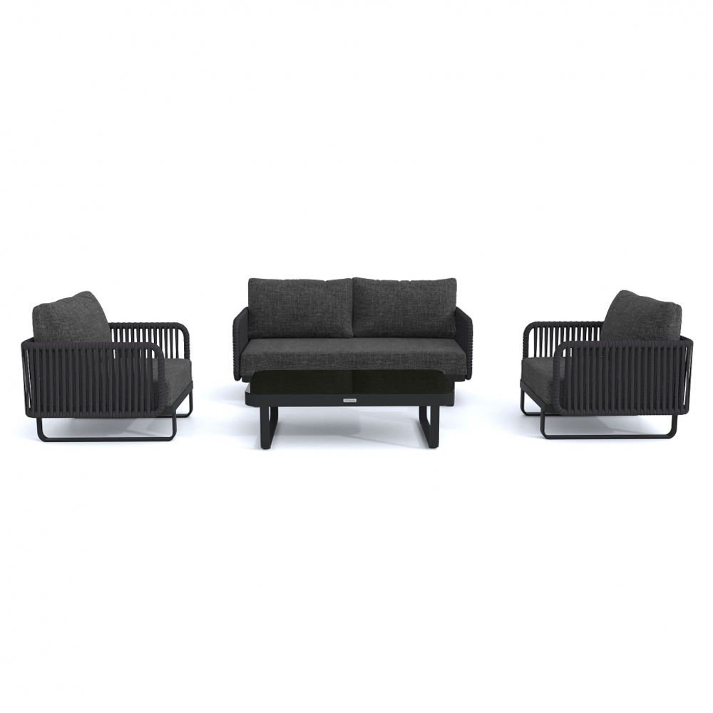 Лаунж зона Ideal Patio БЕЛЛИСА с двухместным диваном - маренго