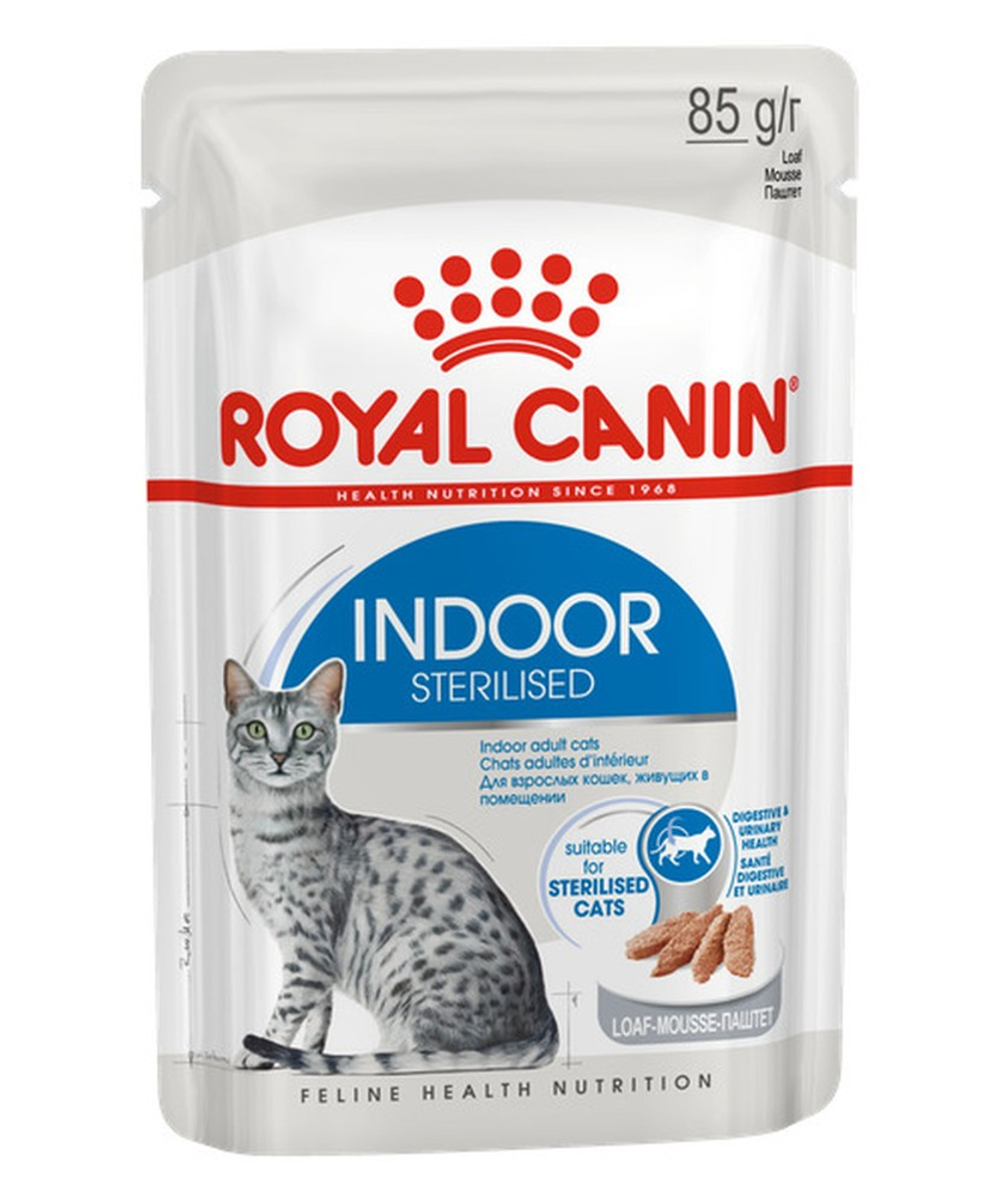 Royal Canin Indoor Sterilised паштет пауч для кошек 85 г