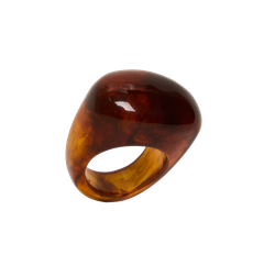 Кольцо amber small