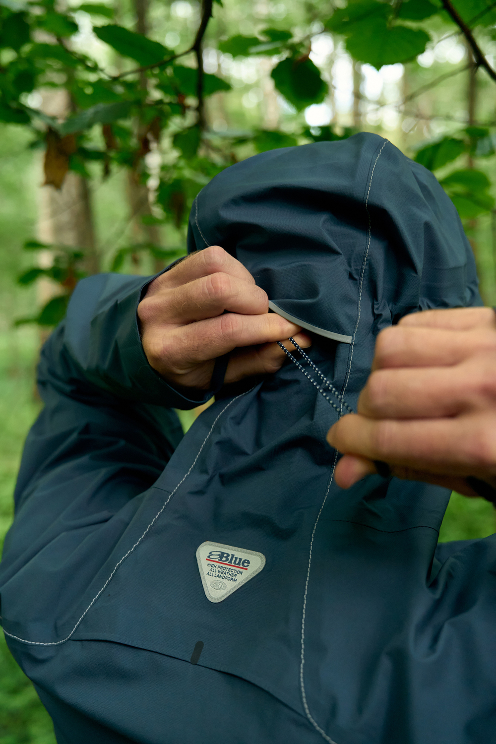 Куртка Nothomme Blue Lightweight Waterproof Moisture-Wicking Hardshell Jacket "Lake Blue"