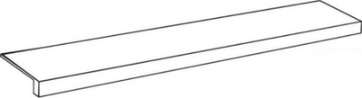 Ступень Charme Deluxe Invisible White Scalino Front Nat 330x160
