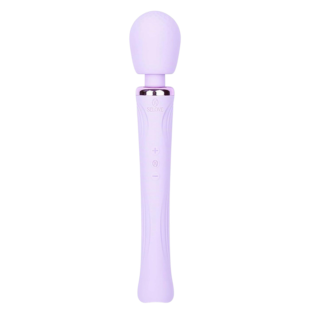 Лиловый вибратор-вонд 30,7см Selove Vela Wand Vibrator Lilac