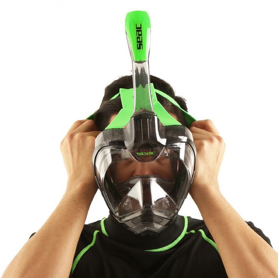 Маска полнолицевая Seac Sub Magica Black/Lime