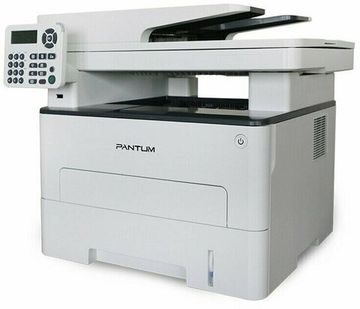 МФУ лазерное Pantum M7200FD, лазерное ЧБ, A4, C P S, факс, дуплекс, автоподача, 33 стр мин, 1200 x 1200 dpi, 256Мб RAM, лоток 250 стр, USB, серый корпус
