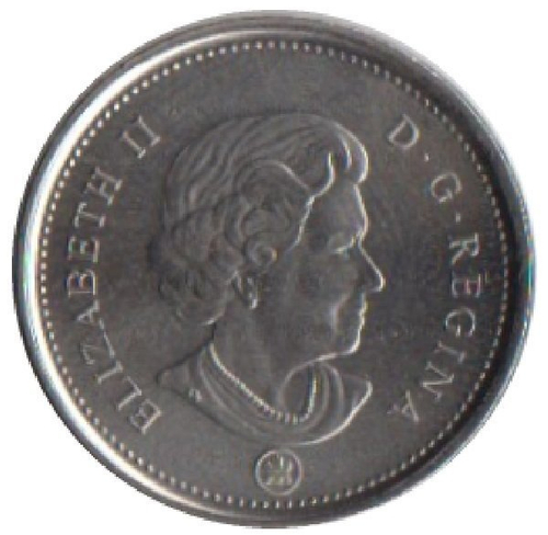 10 центов 2015 год. Парусник. UNC