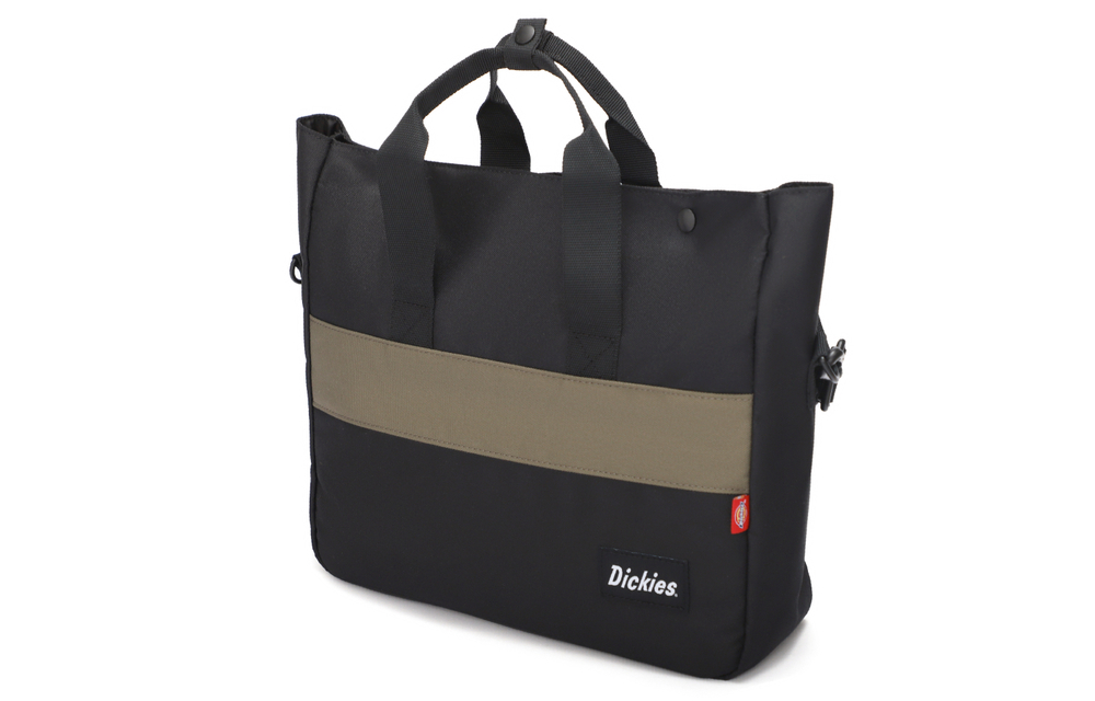 Dickies Polyester Laptop Bag Unisex Black & Army Green
