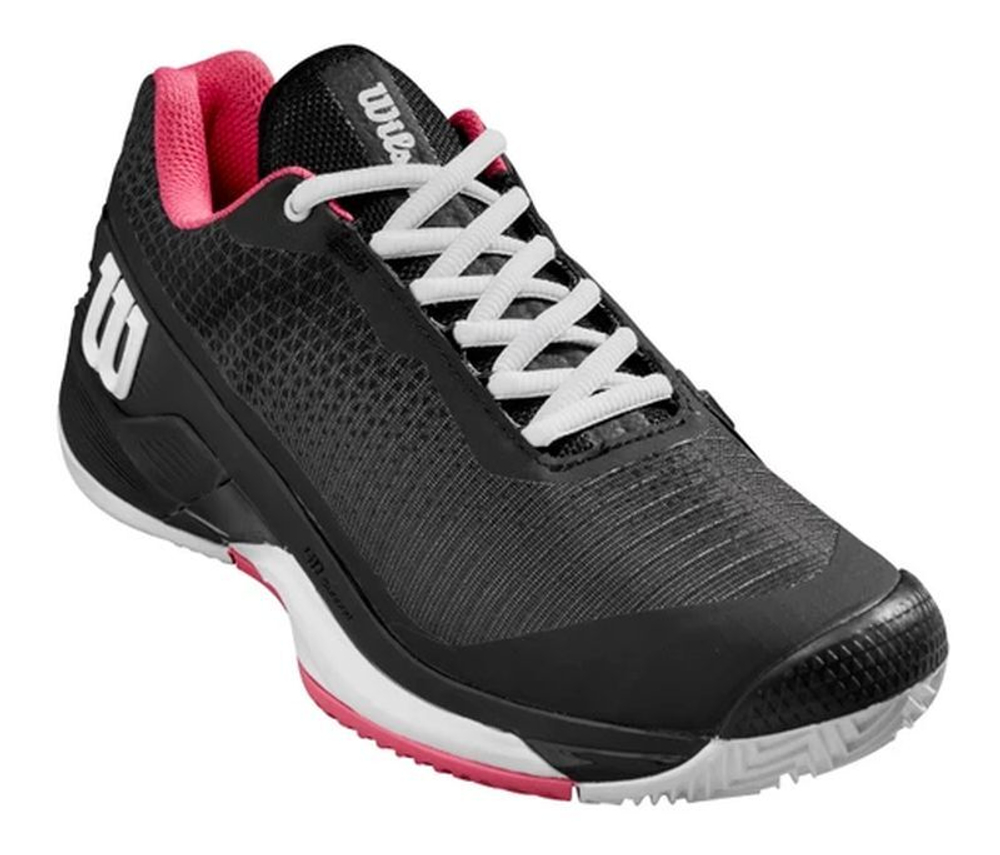 Женские Кроссовки теннисные Wilson Rush Pro 4.0 Clay - черный