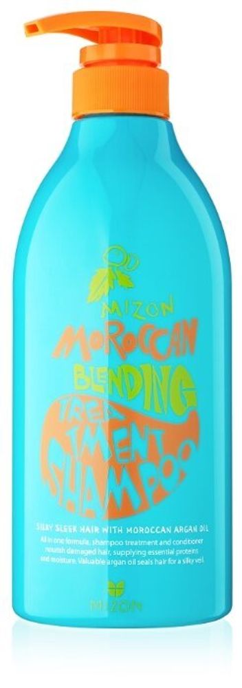 Mizon шампунь Moroccan Blending Treatment с марокканским аргановым маслом 750 мл