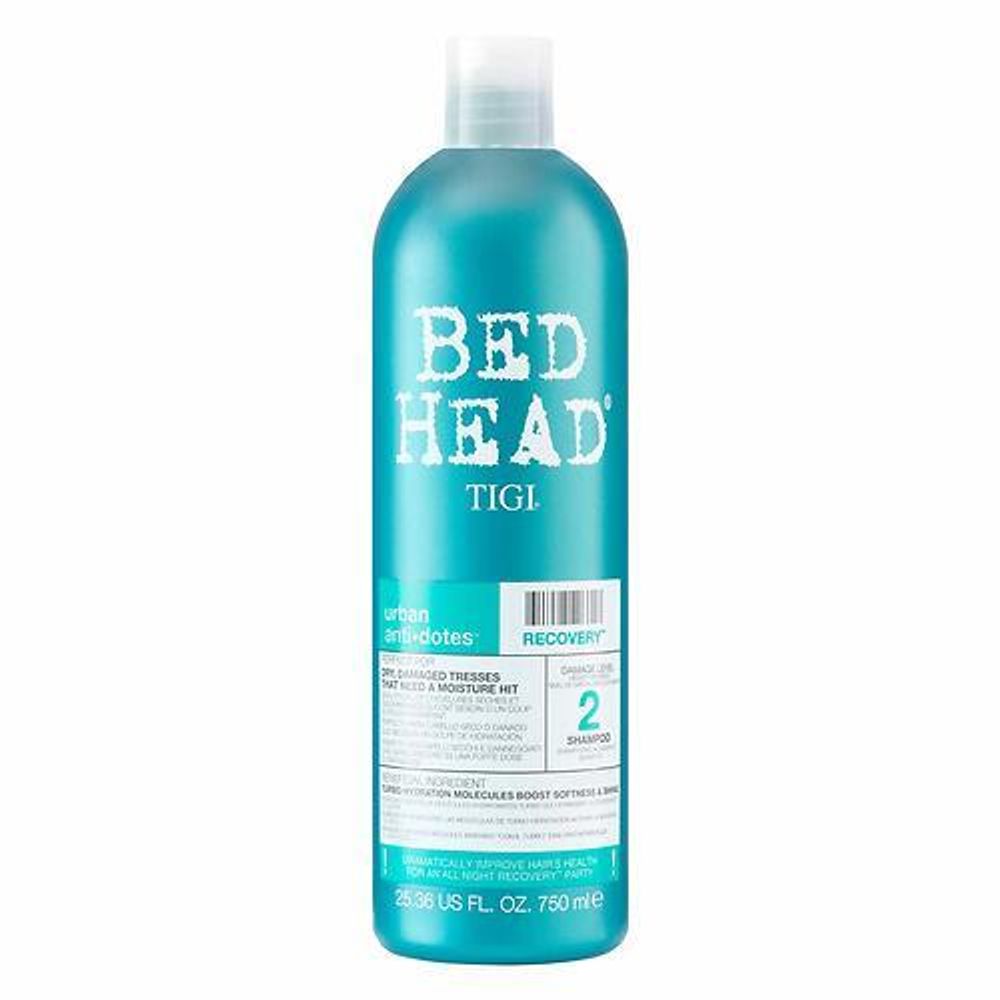 Шампунь для поврежденных волос уровень 2 TIGI Bed Head Urban Anti+dotes Recovery 2 Shampoo 750 мл