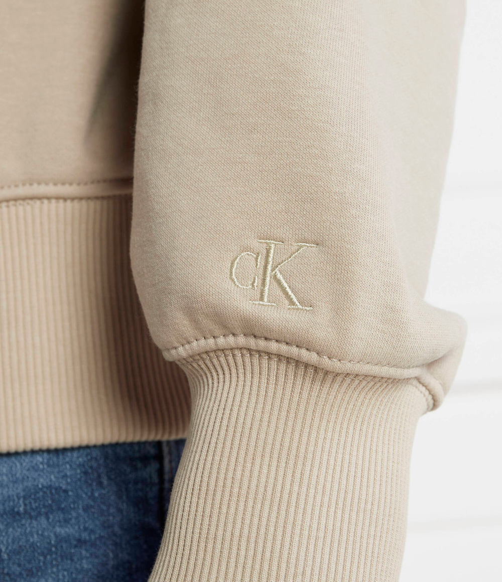 Худи VERTICAL INSTITUTIONAL CALVIN KLEIN JEANS - бежевый(J30J324119)