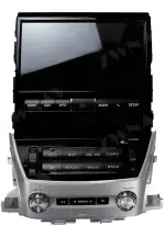 Магнитола для Toyota Land Cruiser 200 2015-2021 (top) - Kuberg ZF-7008-GE монитор 10" на Android 13, Быстрая, CarPlay, 4G SIM-слот