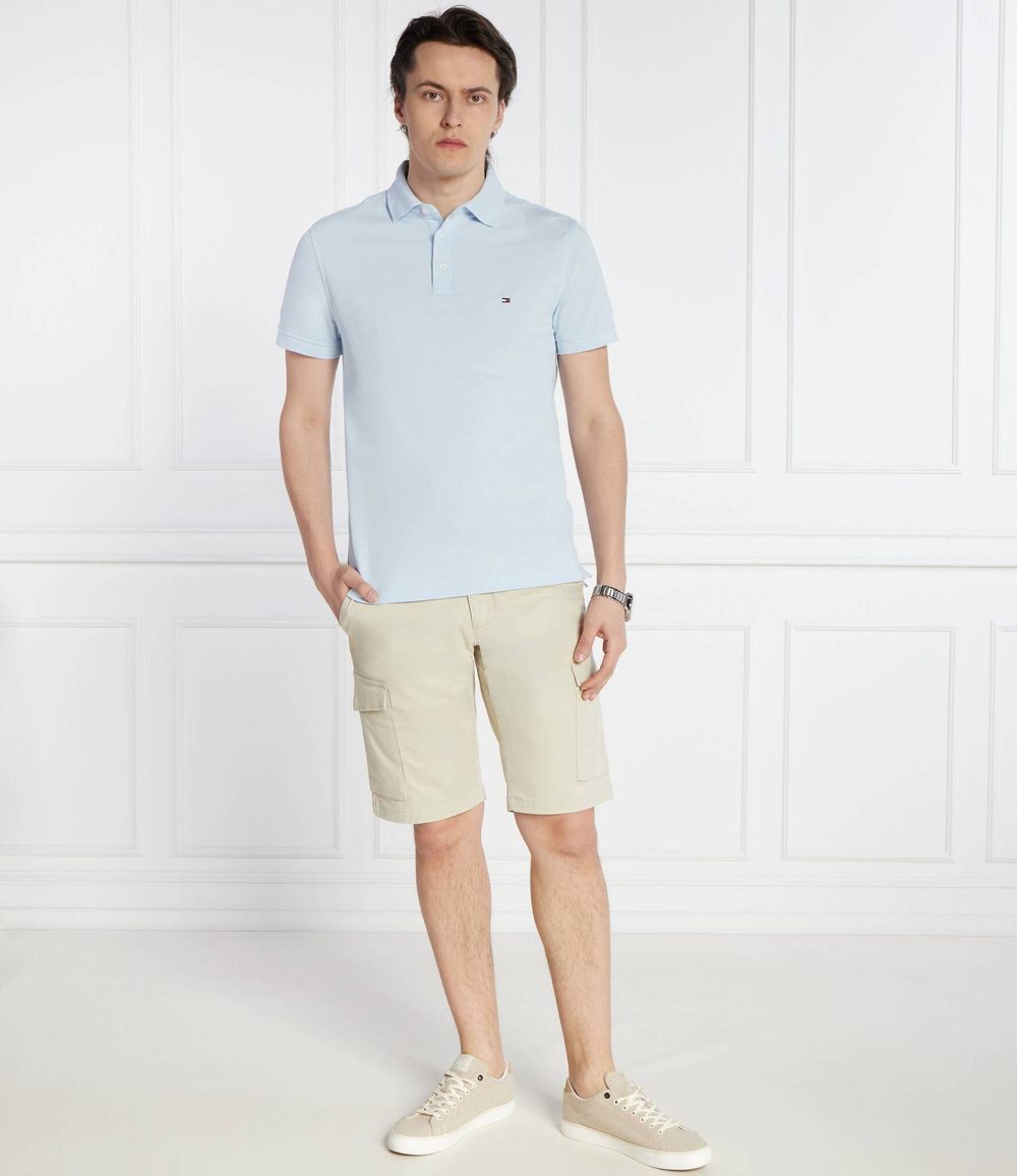 Поло 1985 Tommy Hilfiger - голубой(MW0MW17771)
