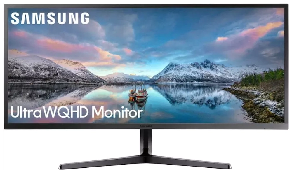 Монитор ЖК Samsung S34J550WQM 34" Dark Blue Gray 4ms HDMI, DisplayPort