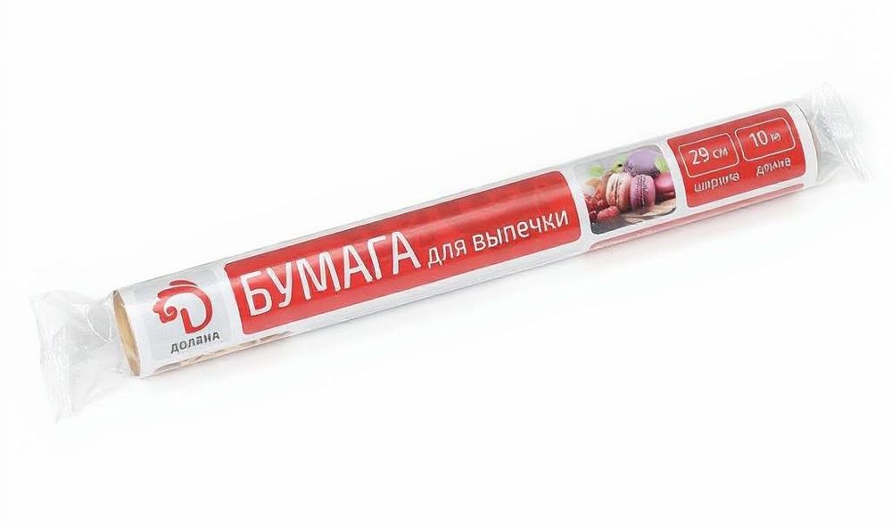 Бумага для выпечки 30смх10м. Доляна