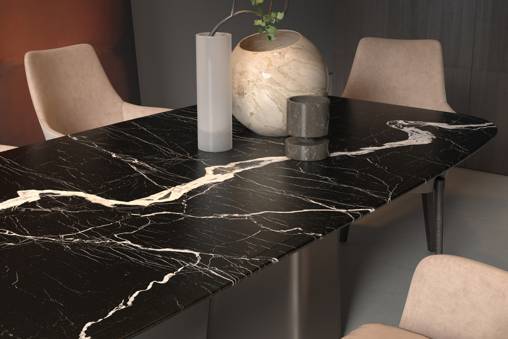Ararat Lighthing Black Matt Спеченный камень 160*320/2.0