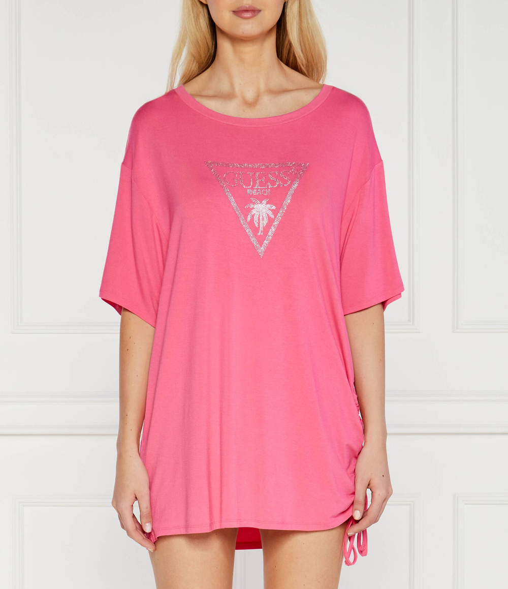 Футболка COULISSE Guess - розовый(E4GI00 K68D2)