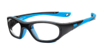 Спортивные очки с диоптриями Rec Specs / Rs-40 / Matte Black / Cyan / детские до 10 лет